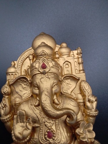 Handmade ganesh gold finish - handmade,