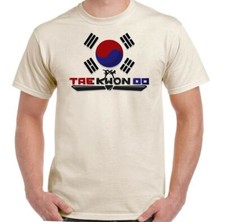 Taekwondo T-Shirt Mens Belt Suit Sparring Kick Pads Shoes Gift Bag Kit Uniform