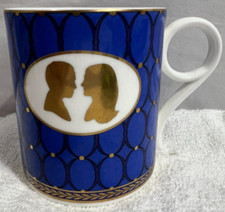 Wedgewood William And Catherine Commemorative Wedding Blue Cup China Royals