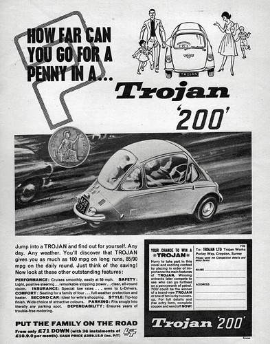 1963 trojan 200 - trojan, micro