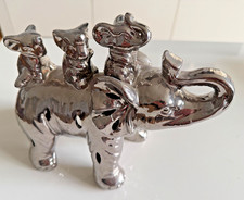 Large Silver Ceramic Pottery