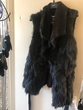 Lipsy Faux Fur Black Ladies