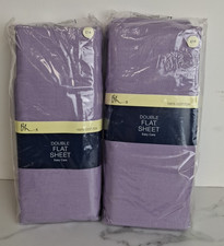 2x BHS Easy Care Double Flat