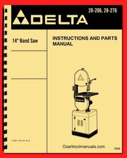 DELTA 14" Band Saw 28-206