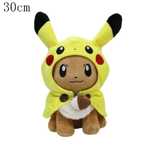 Pokémon eevee pikachu poncho - pikachu,
