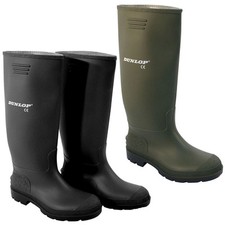 DUNLOP MUCKER RUBBER WELLINGTONS MENS LADIES BOYS WELLIES SNOW BOOTS SHOES NEW