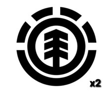 2x Element Logo Skateboarding
