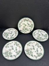 Lot Of 5 BHS Country Vine Ivy Plates Salad Side Plates 8 Vintage Britain
