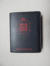 Rhodesia Regiment Aide Memoire Field War Book 12/77 with Protractor Rhodesian
