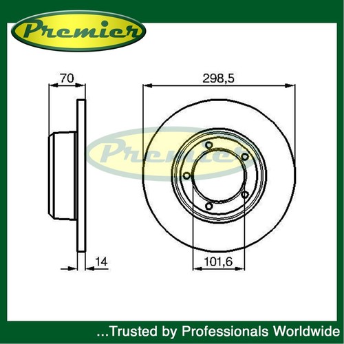 Premier front brake - brake, disc