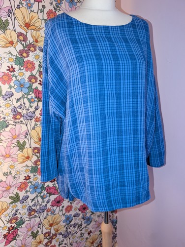 Sahara linen oversized blue - sahara,