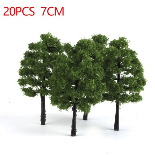 40pcs green model trees - 20/40pcs,
