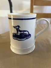 John Julian Classical Mug With Blue Line And Hound Excellent Condition