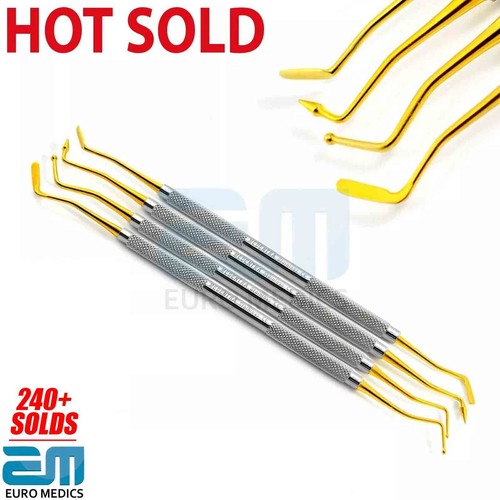 Dental composite gold tip flat - dental,
