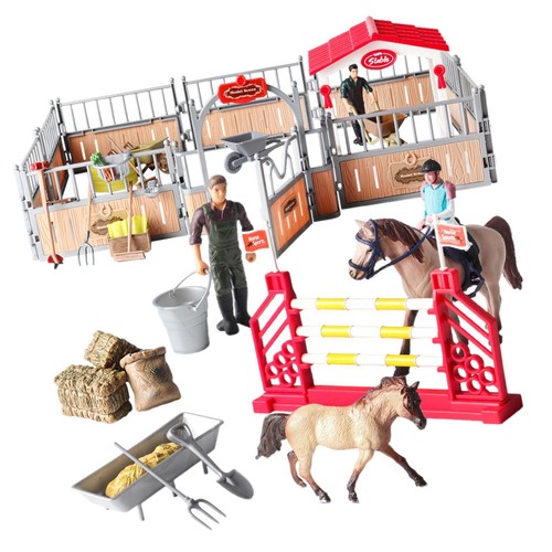 Horse horseman playset - horseman, toy