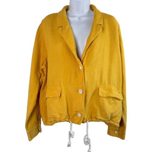 Jill linen blend jacket sz - j.,