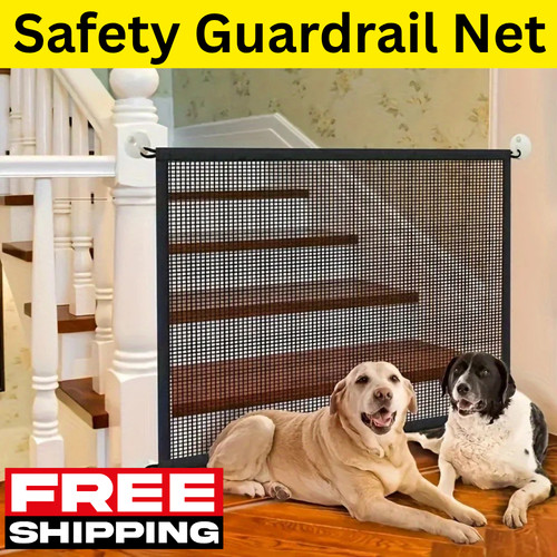 Baby pet safety guardrail net - pet,