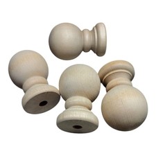 Wood Finial 2-7/16 Inch 5/16