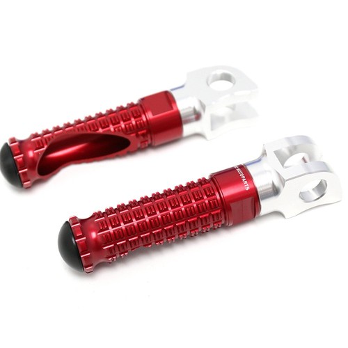 Red mpro rider front - red, footpegs