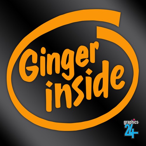 Ginger inside funny - funny, novelty