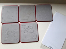 Sizzix Sizzlits 5 dies Birthday Theme CUPCAKE/PARTY/GIFT/ICE CREAM CONE/FLOWER