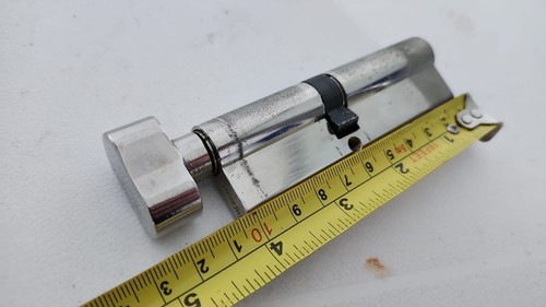 Euro cylinder silver thumb - euro,