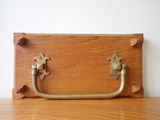 Vintage Church pew brass
