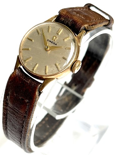 Omega 9ct gold ladies cocktail - gold,