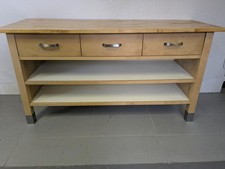 Ikea varde free standing kitchen units with shelves and 3 drawers
