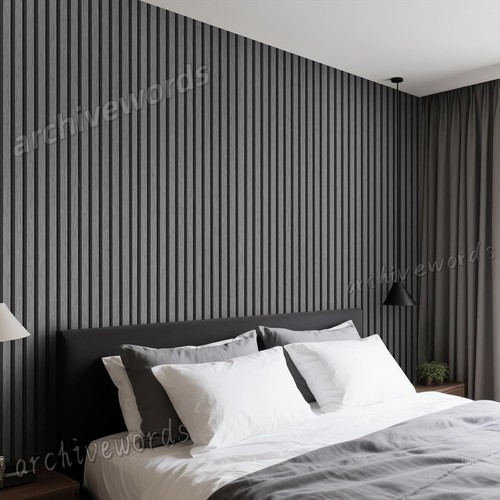 Wooden slat panelling - wooden,