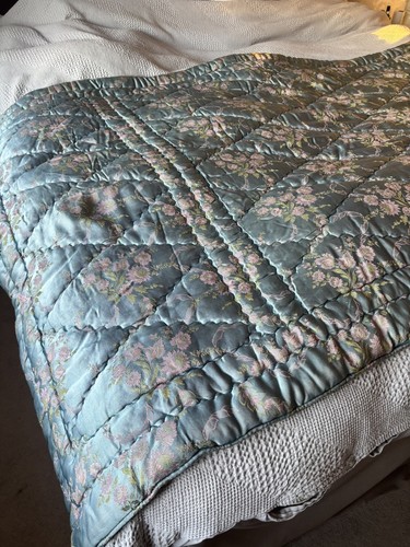 Vintage french eiderdown quilt - french,