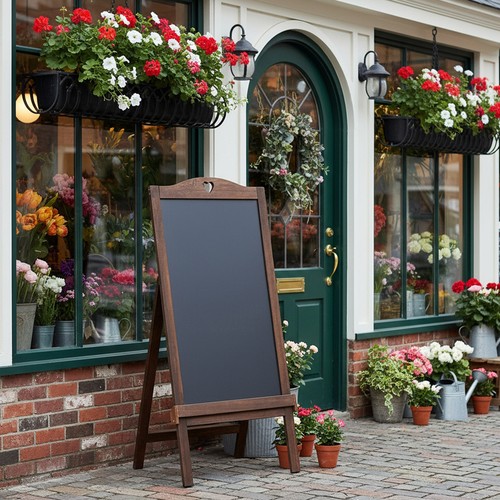 Board wood freestanding - a-board,