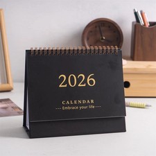 Desk Calendar 2025-2026, Standing Flip Desktop Calendar Jul. 2025 to Dec. 2026