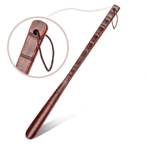 Extra long wooden shoe horn - long,