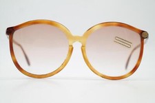 Vintage Sunglasses Silhouette 3004 Brown Gold Oval