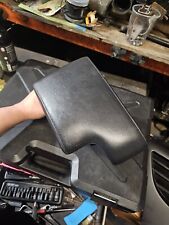BMW E46 Black Front Arm Rest Leather Centre Console Driver Armrest 
