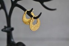 Nattiyan 22k Gold plated Hoop
