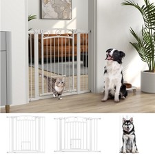 Extra Tall Dog Gate with Cat