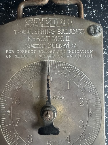 Salter vintage brass - salter,