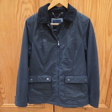 Crew Clothing Women’s Navy Wax Jacket size 8 xs