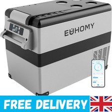 Quiet 40L Dual Zone Car Fridge Freezer - 12V with APP Control for RV and Camping