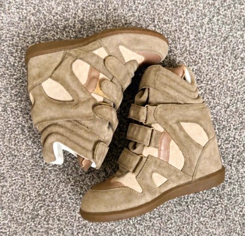 Isabel beige suede - beige,