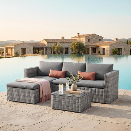 Malibu rattan garden furniture - rattan,