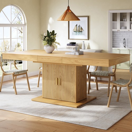 Extending dining table - extending,