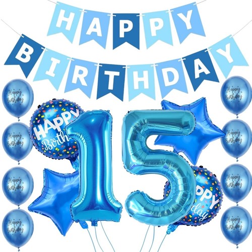 15th birthday decorations boy - 15th,