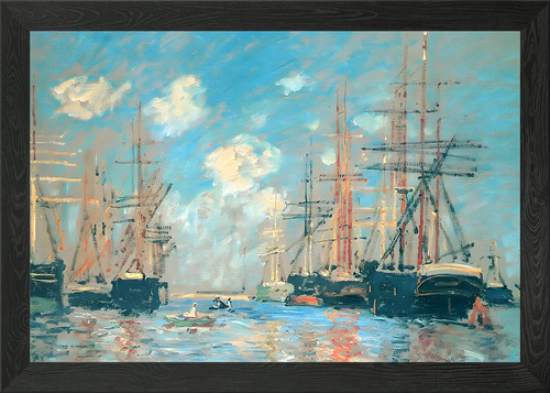 Claude monet landscape framed - landscape,
