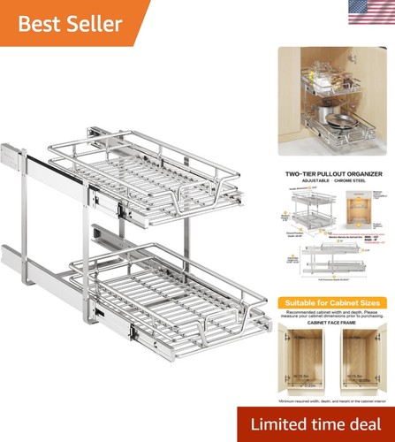 Tier kitchen cabinet - 2-tier, pull