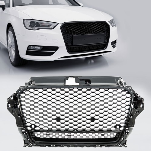 Front grille gloss black - front,