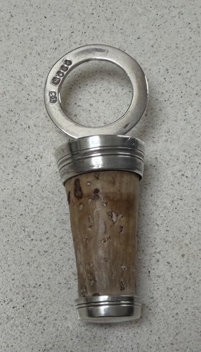 Antique victorian silver cork - victorian,