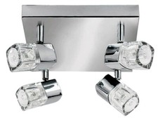 Blocs Polished Chrome 4 Lamp